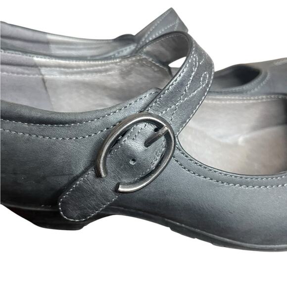 ABEO B.I.O. SYSTEM Nadine‎ Brushed Charcoal Leather Mary Jane Shoe Women’s 7.5 N - Picture 5 of 9